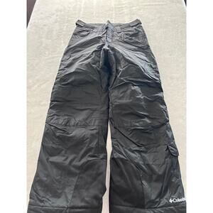 Columbia Insulated Ski Pants Youth Black Omni Shield Snowboard Sz. 10/12!